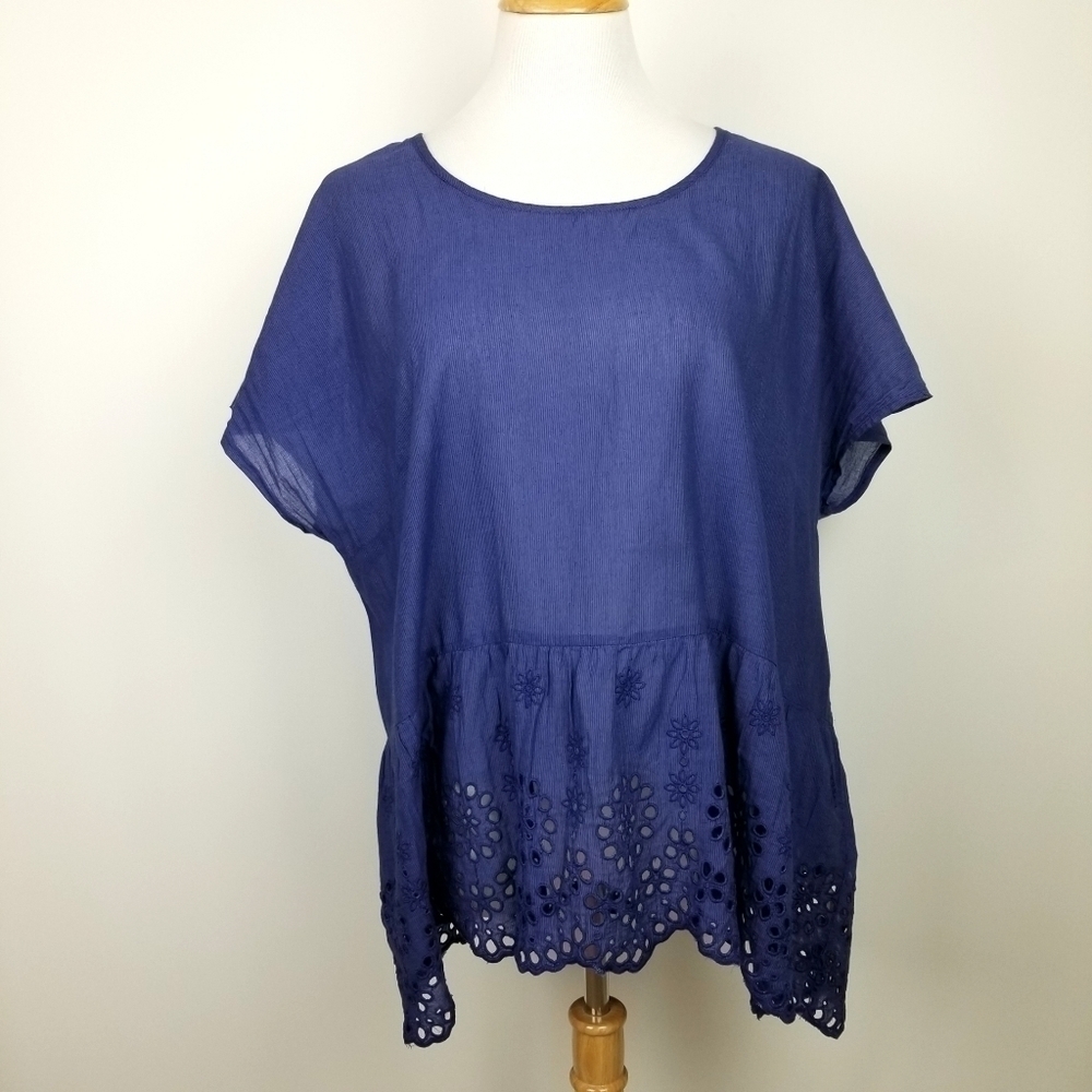 Sonoma navy shirt, sz 1X